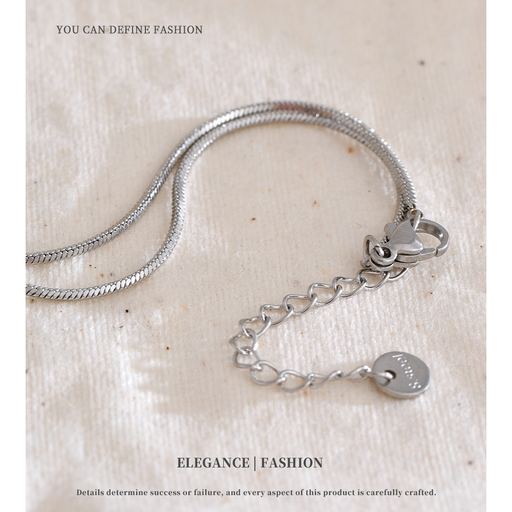 NiNice collar de acero inoxida - Birth Flower Necklace reseña y precio