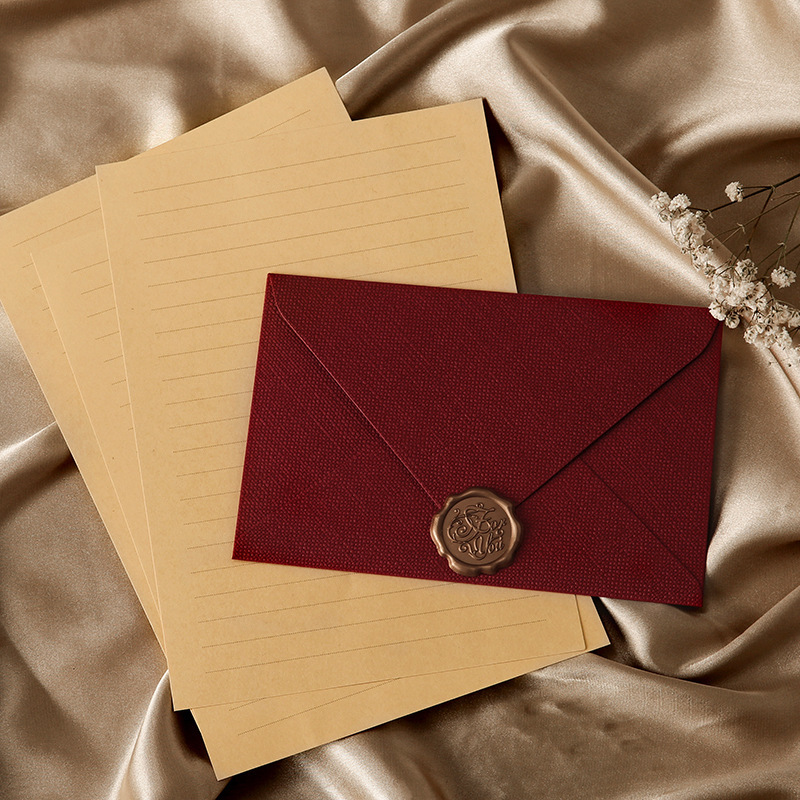 Juego de 10 Sobres con Textura - Wax Seal Letter Kit reseña y precio