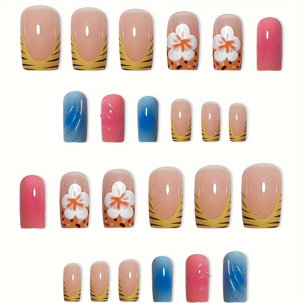 24 Uds cabeza cuadrada corta u - Pressed Flower Art reseña y precio