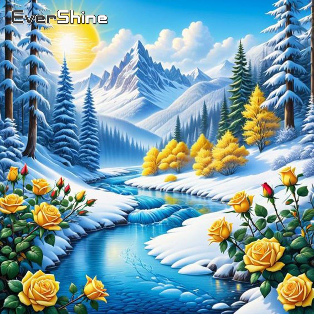 Evershine-pintura de paisaje d - Photo Mosaic Print reseña y precio