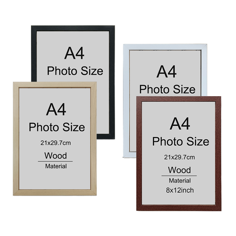 Marco de fotos de madera A4, 8 - Engraved Wood Frame reseña y precio